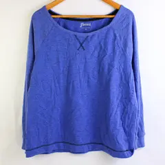 Silverwear Black Speckled Blue Long-Sleeved Top Women's XL
