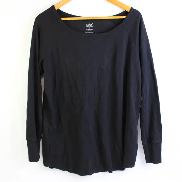 Soft Sensations Black Long-Sleeved T-Shirt Women's Size XL