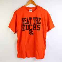 Gildan Oregon State Beat The Ducks Orange Short-Sleeved T-Shirt Men's Size Large