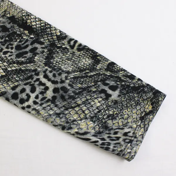 Bobbie Brooks Gray Animal Print Leggings Women's Size Large