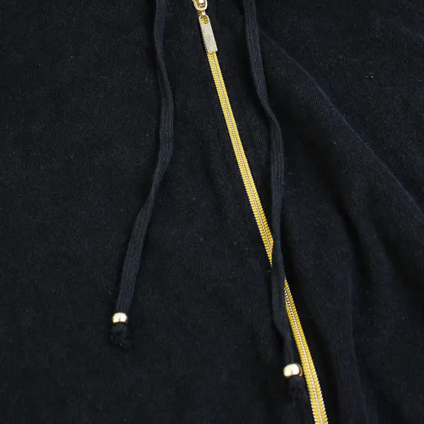 Faded Glory Black Full-Zip Hoodie Swimsuit Cover Up Women's 2X 18-20