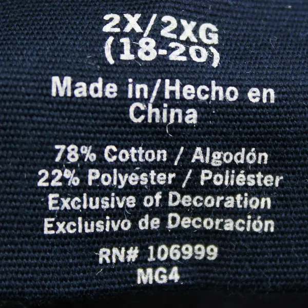 Faded Glory Black Full-Zip Hoodie Swimsuit Cover Up Women's 2X 18-20