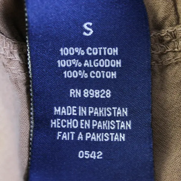 Gloria Vanderbilt Brown Drawstring Shorts Women's Size Small FLAWED