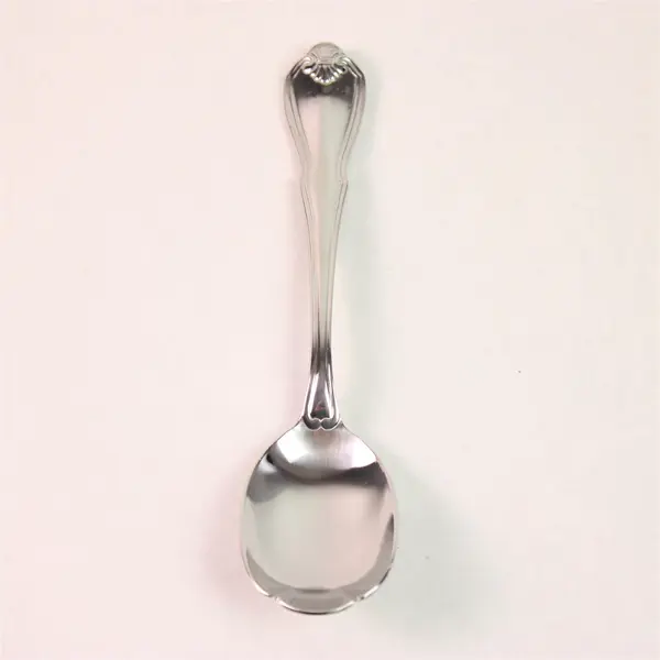 Oneida Silver Pinta Pattern SS Sugar Shell Spoon 6.25" Rare Item New Plastic Bag
