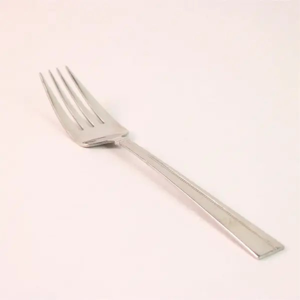 Oneida Silver Perspective Pattern 18/10 Stainless Serving Fork 8.88" Good Rare