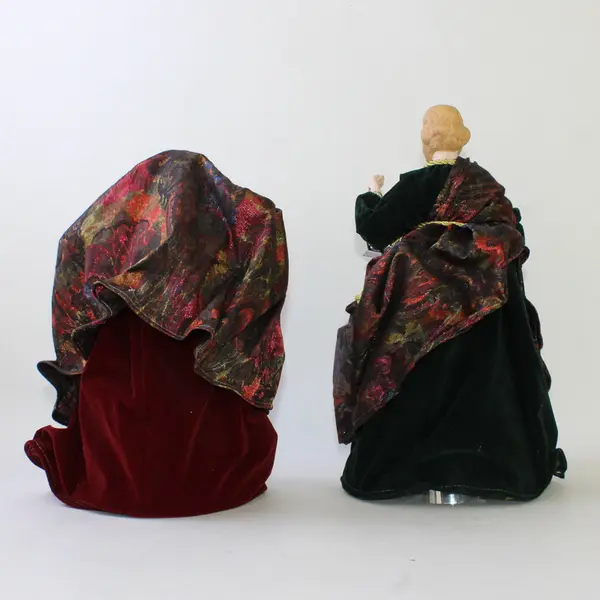 Traditions 12" Fabric/Porcelain Nativity Set Holy Family Mary Joseph Jesus