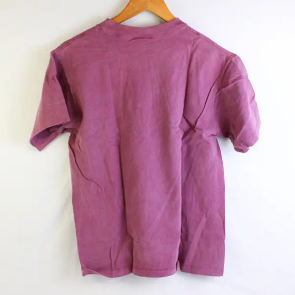 Vtg Comfort Colors Adult S Purple Totem Pole Graphic Short Sleeve T-Shirt New