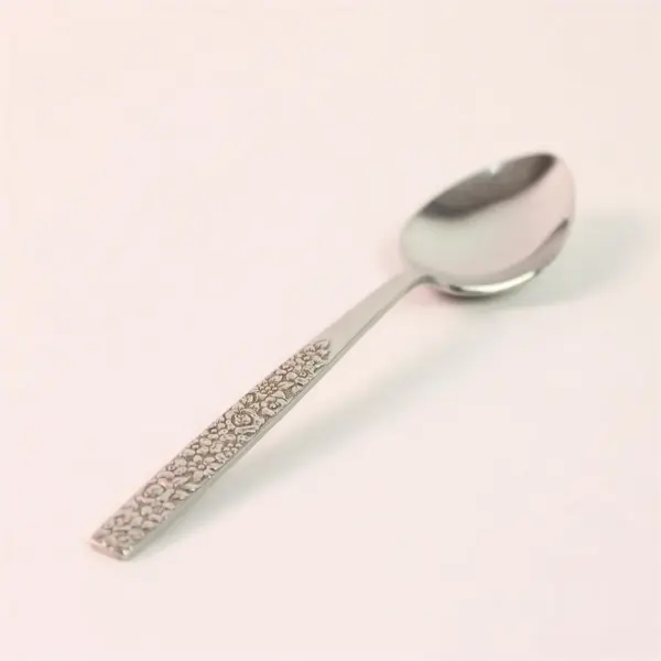 Lot of 4 Oneida Silver Montage Pattern Black Accent SS Teaspoons 6.25" Rare Find