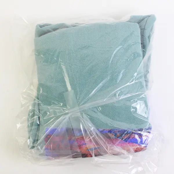 NWOT Vtg Comfort Colors Adult S Teal Tiger Graphic Crew Neck Pullover Sweater