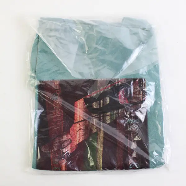 NWOT Vtg Comfort Colors Adult S Teal Totem Pole Graphic Short Sleeve T-Shirt