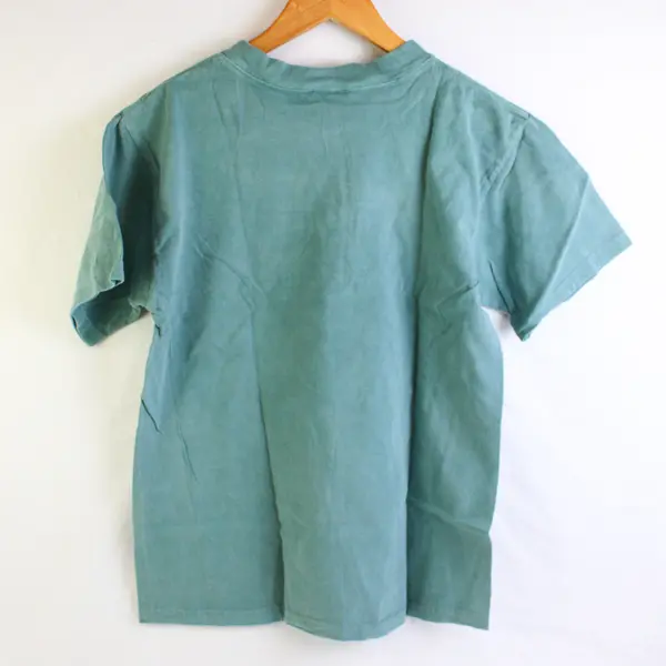 NWOT Vtg Comfort Colors Adult S Teal Totem Pole Graphic Short Sleeve T-Shirt