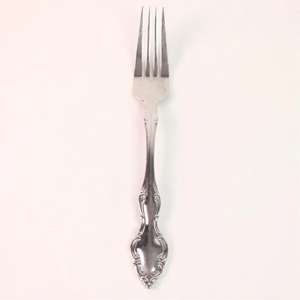Oneida Silver Mikayla Pattern Stainless Dinner Fork 8" Good Rare Hard-to-Find