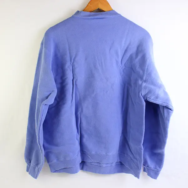 NWOT Vtg Comfort Colors Adult S Lilac Rhino Graphic Crew Neck Pullover Sweater