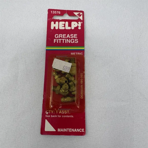 Dorman 13576 Metric Grease Fitting Assortment - Brake Pad/Shoe Hardware
