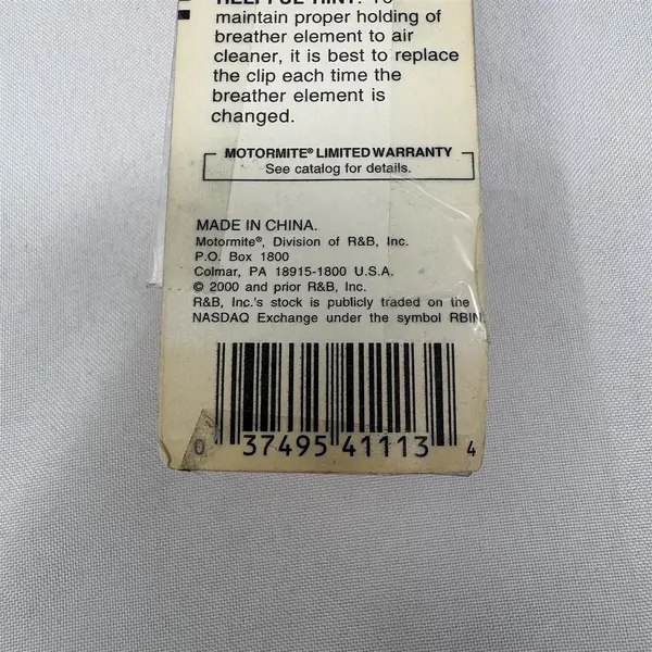 Breather Element Clips Set for Exhaust & Emission Systems 