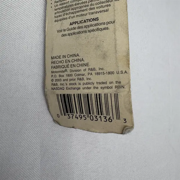 Motormite 03136 Exhaust Flange Hardware Kit - New