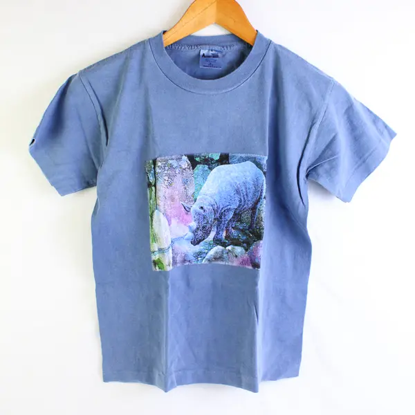 NWOT Vtg AmeriTees Youth M (10/12) Blue - Rhino Graphic Short Sleeve T-Shirt