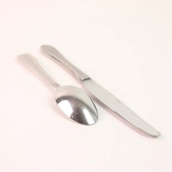 Lot of 3 Oneida Silver Merlot Pattern 18/10 SS 1 Soup Spoon 2 Knives Rare Pieces