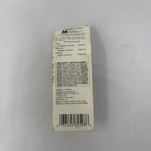 Help/Motormite/Dorman 82598 Radiator Overflow Cap New