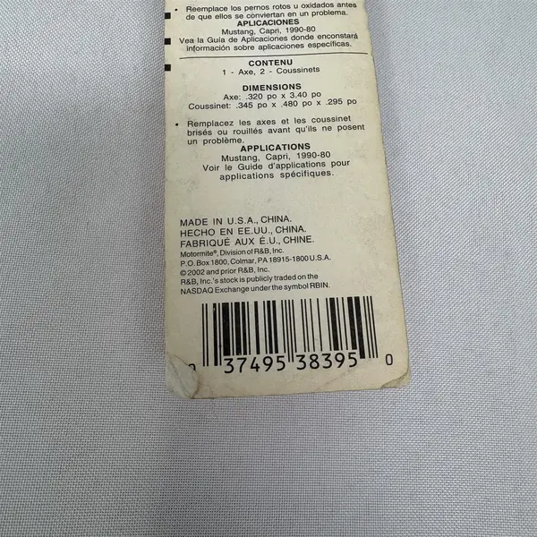 HELP/Motormite 38395 Door Hinge Repair Kit