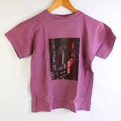 Vtg Comfort Colors Adult M Purple Totem Pole Graphic Short Sleeve T-Shirt NWOT