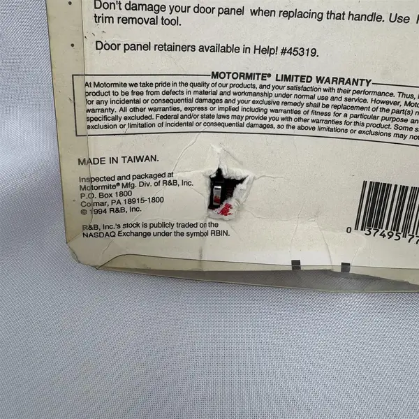 GM Interior Door Handle Left Side 77026 NIP New in Open Box