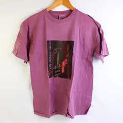 Vtg Oneita Adult M Purple Totem Pole Graphic Short Sleeve T-Shirt NWOT