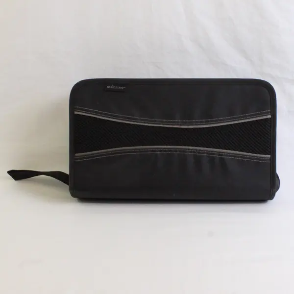 Mainstays CDs Storage/Display Black Fabric Bag, Zipper Closure Holds 96 #52469