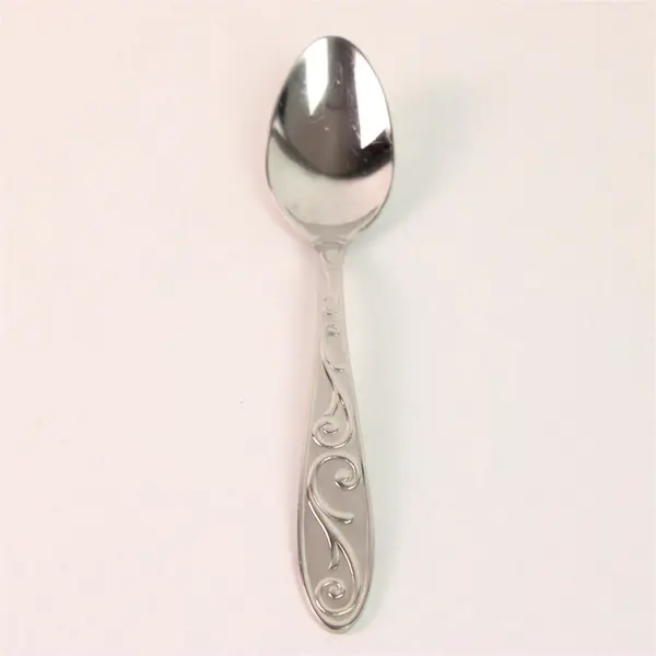 Oneida Silver Manderly Pattern 18/10 Stainless Oval Soup Spoon 8" Rare Piece 