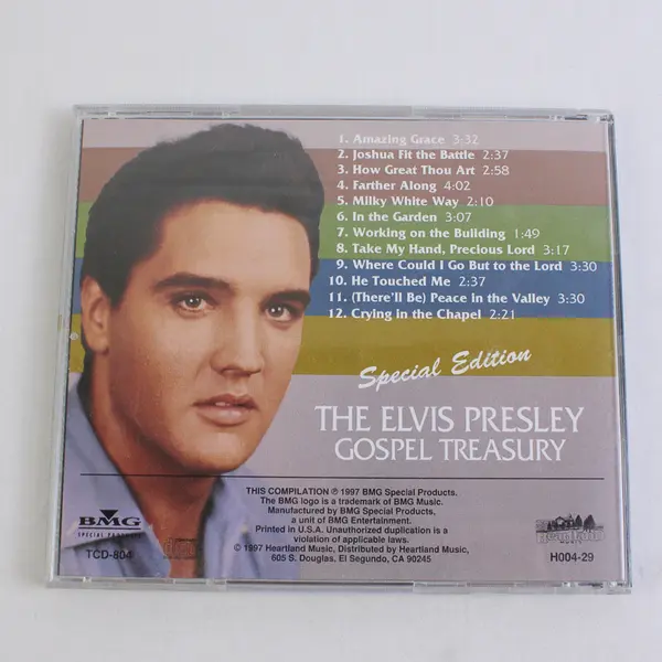 The Elvis Presley Gospel Treasury CD, 1997 Spec. Ed. #H004-29  1997