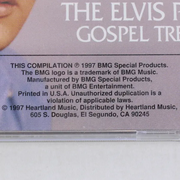 The Elvis Presley Gospel Treasury CD, 1997 Spec. Ed. #H004-29  1997