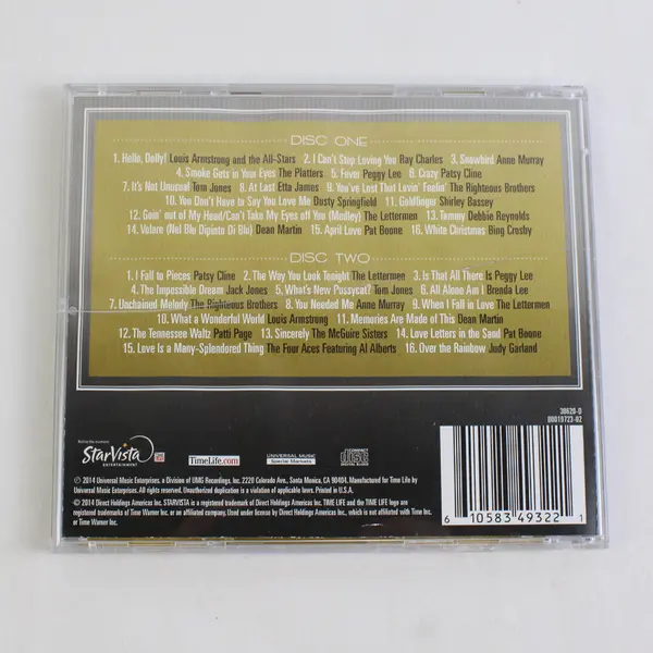 Double CD Legendary Voices:Pat Boone, Etta James, Bing Crosby, Judy Garland 2014