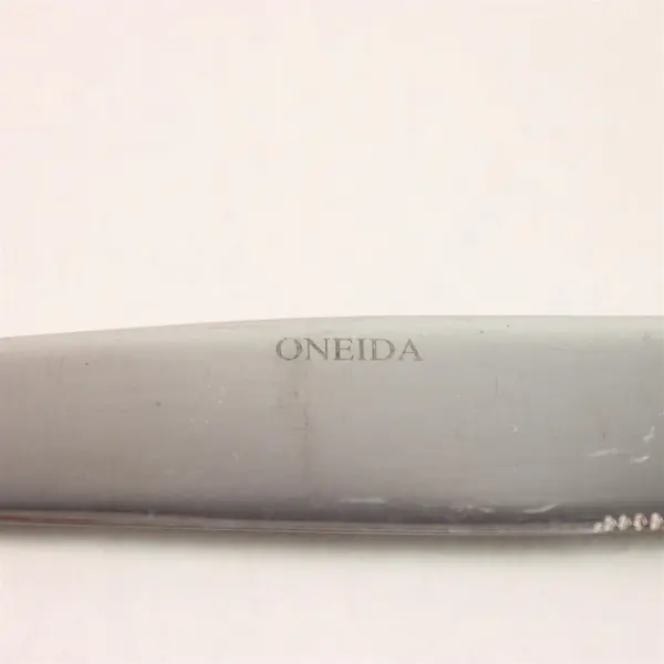 Oneida Silver Marchessa Pattern 18/10 SS Dinner Knife 9.5" Rare HTF Pattern