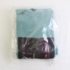 NWOT Vtg Oneita Adult M Green Totem Pole Graphic Crew Neck Pullover Sweater