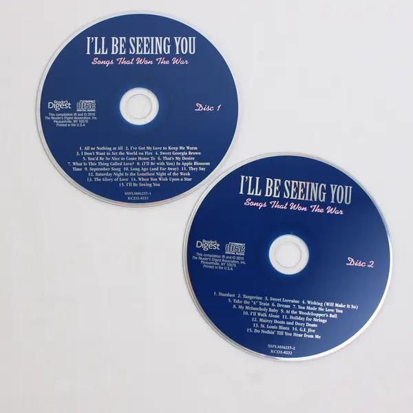 Double CD I'll Be Seeing You-Songs That Won The War, Reader's Digest Music, 2010