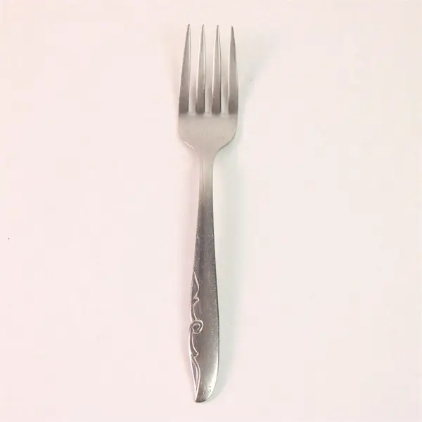 Oneida Silver Decorators Mermaid Pattern Stainless Salad Fork 6.75" Good Rare