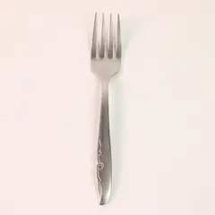 Oneida Silver Decorators Mermaid Pattern Stainless Salad Fork 6.75" Good Rare