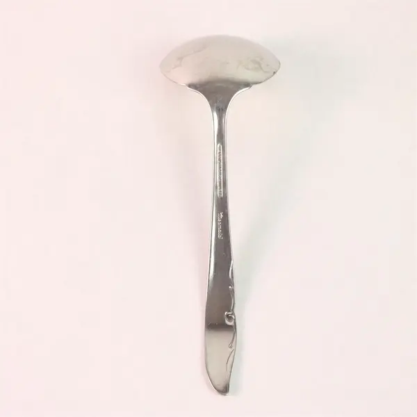 Oneida Silver Decorators Mermaid Pattern Stainless Gravy Ladle 7.5" Good Rare