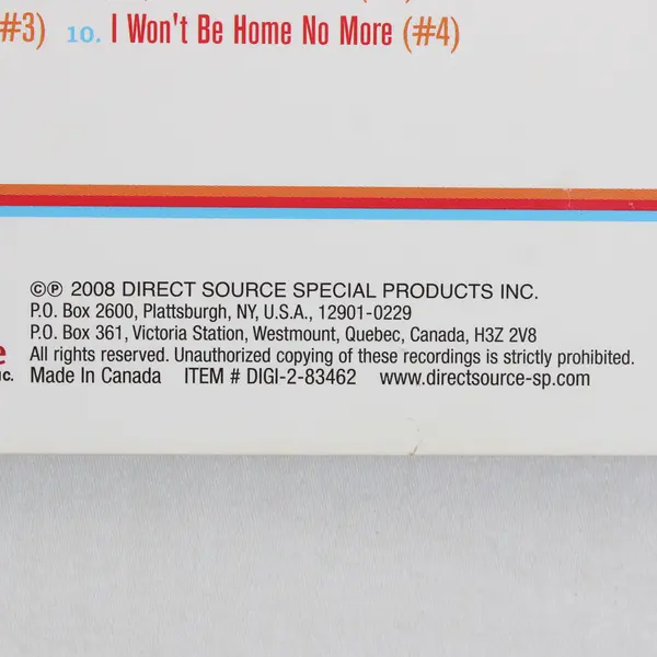 Hank Williams 20 Top Ten Hits! Double CD, 2008