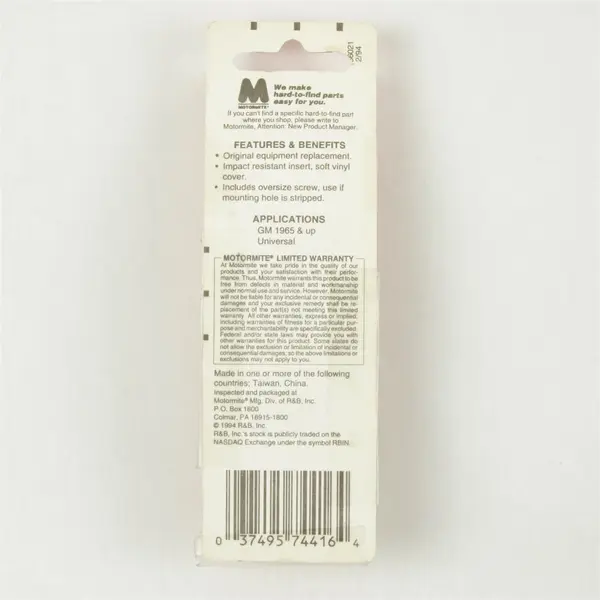 Dorman 74416 Coat Hook NOS OEM New Open Box Sold Individually