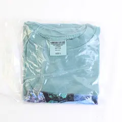 NWOT Vtg Comfort Colors Adult L Teal Rhino Graphic Short Sleeve T-Shirt