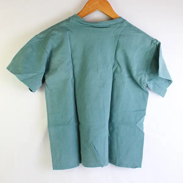 NWOT Vtg Comfort Colors Adult L Teal Rhino Graphic Short Sleeve T-Shirt