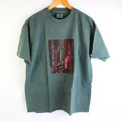 Vtg Oneita Adult L Dark Green Totem Pole Graphic Short Sleeve T-Shirt NWOT