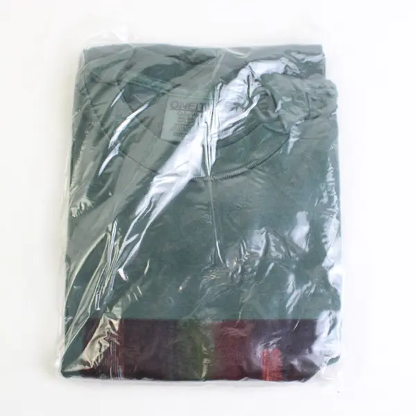 Vtg Oneita Adult L Dark Green Totem Pole Graphic Short Sleeve T-Shirt NWOT