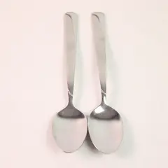 Lot Of 2 Oneida Silver Madeline Pattern 18/0 Stainless Teaspoons 6.5" Long Good
