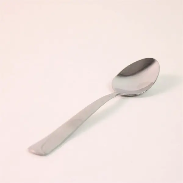 Lot Of 2 Oneida Silver Madeline Pattern 18/0 Stainless Teaspoons 6.5" Long Good