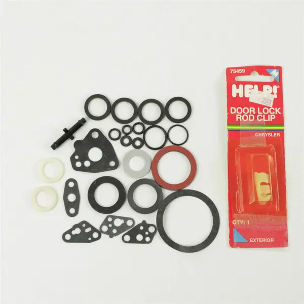 Mixed Lot Door Lock Rod Clips & Various Gaskets Chrysler New Open Box