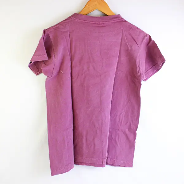 Vtg Comfort Colors Adult L Purple Totem Pole Graphic Short Sleeve T-Shirt NWOT