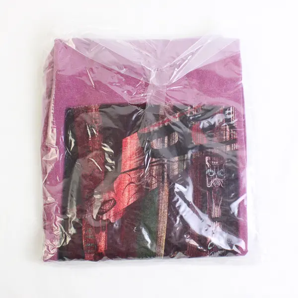 Vtg Comfort Colors Adult L Purple Totem Pole Graphic Short Sleeve T-Shirt NWOT