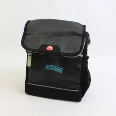 Igloo Insulated Black Lunch Bag Cochran Logo with Carrying Strap, 12" Tall